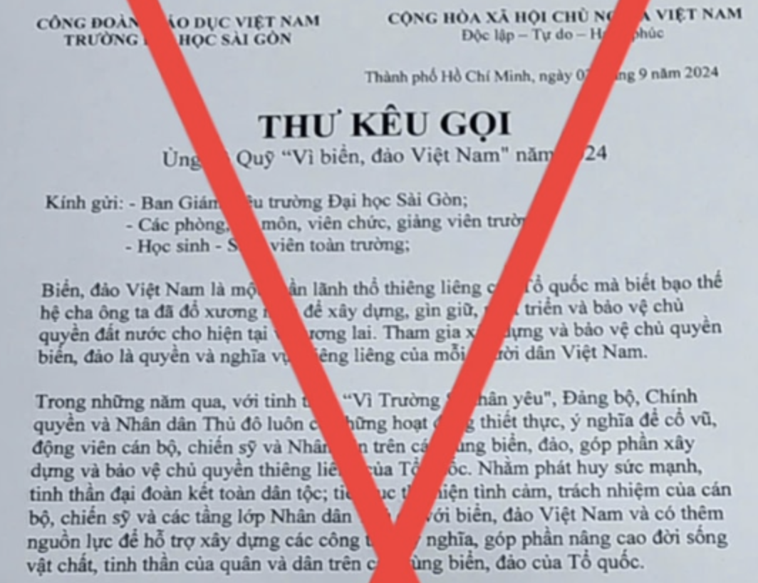 Đại học ở TP HCM cảnh báo chiêu trò kêu gọi từ thiện lừa đảo sinh viên