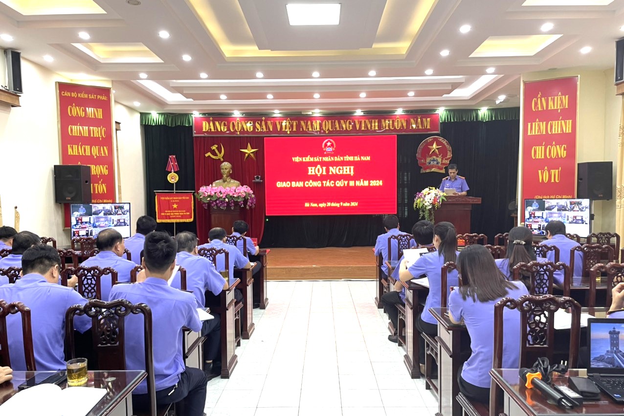 Ngành Kiểm sát tỉnh Hà Nam nhiều chỉ tiêu đạt và vượt kế hoạch