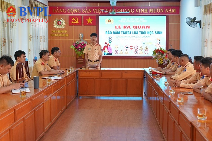 Công an tỉnh Điện Biên triển khai Tháng cao điểm bảo đảm trật tự an toàn giao thông