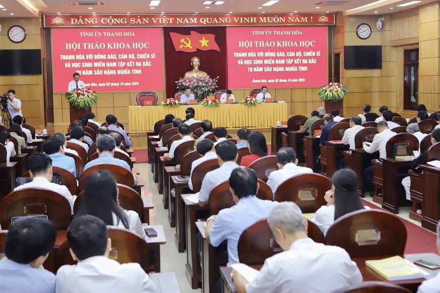 Thanh Hóa với đồng bào, cán bộ, chiến sĩ và học sinh miền Nam tập kết ra Bắc - 70 năm sâu nặng nghĩa tình”