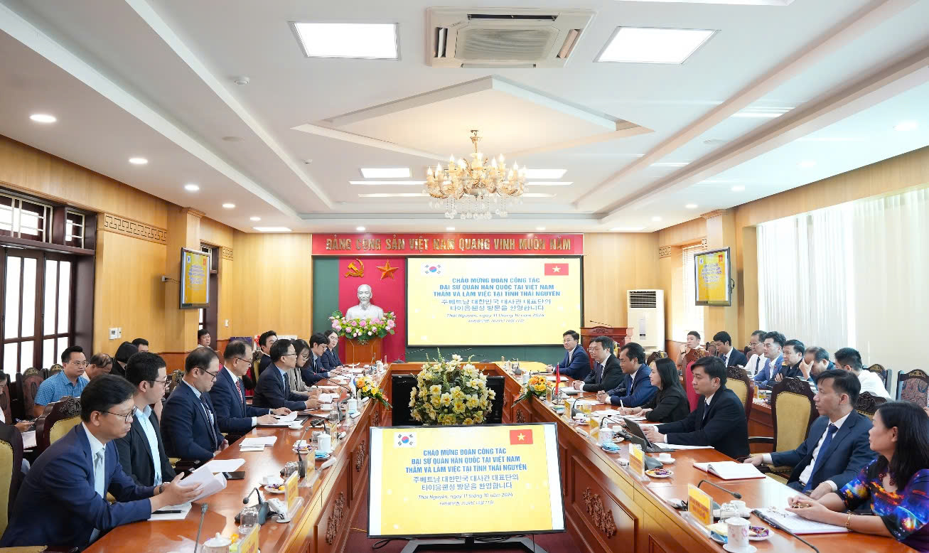 Thái Nguyên thúc đẩy hợp tác với Hoa Kỳ và Hàn Quốc