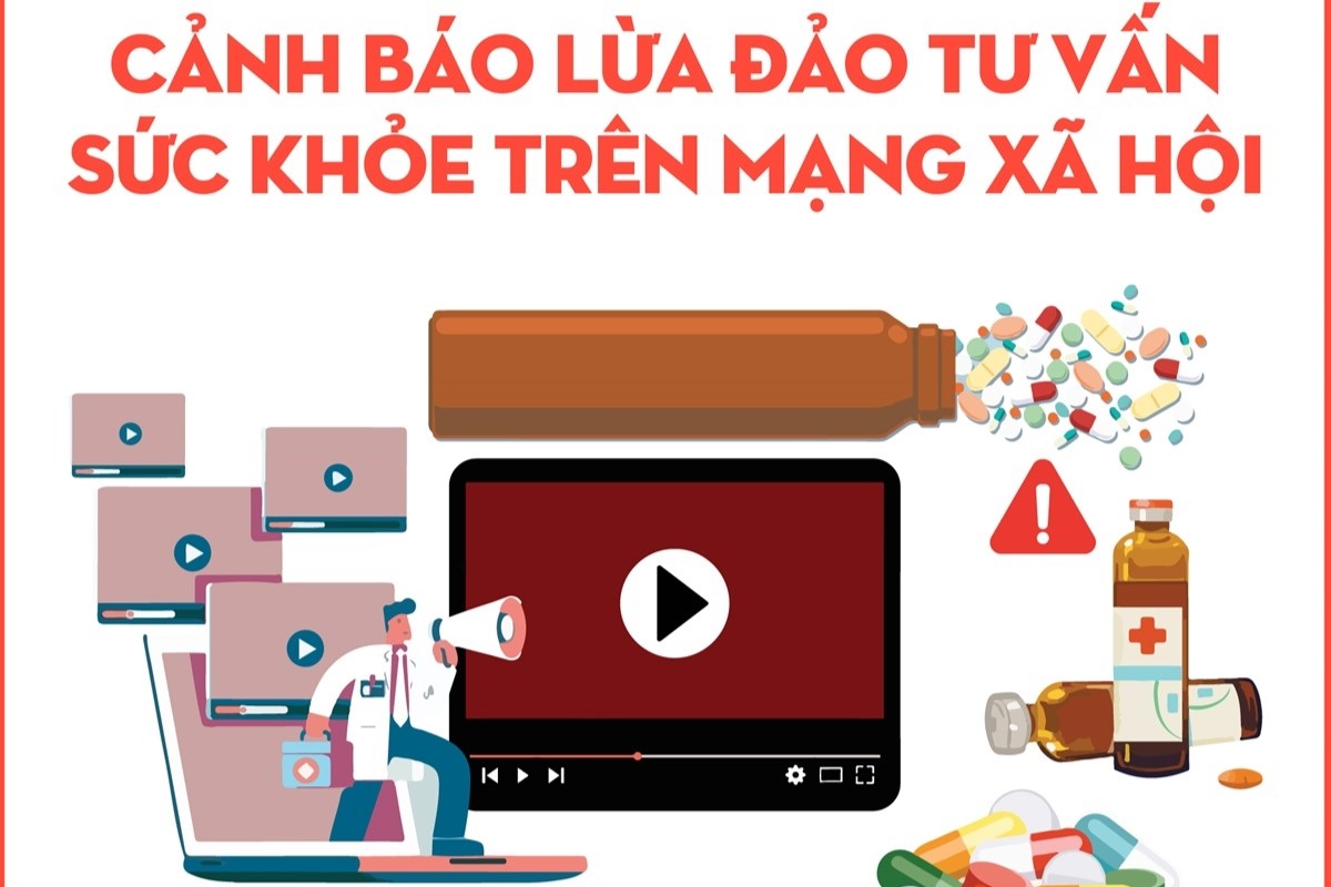 Cảnh báo lừa đảo tư vấn sức khỏe trên mạng xã hội