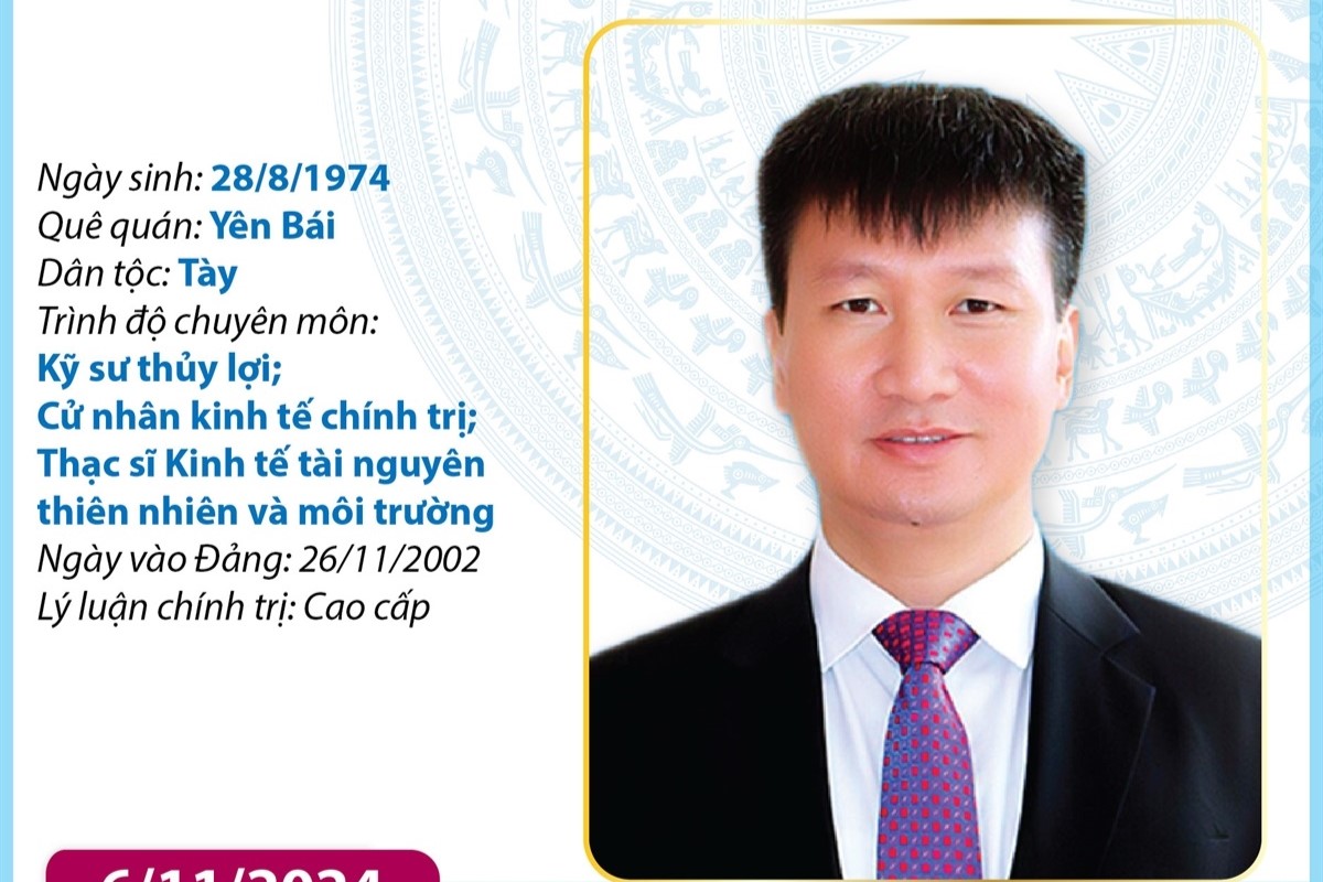 Bí thư Tỉnh ủy Yên Bái Trần Huy Tuấn