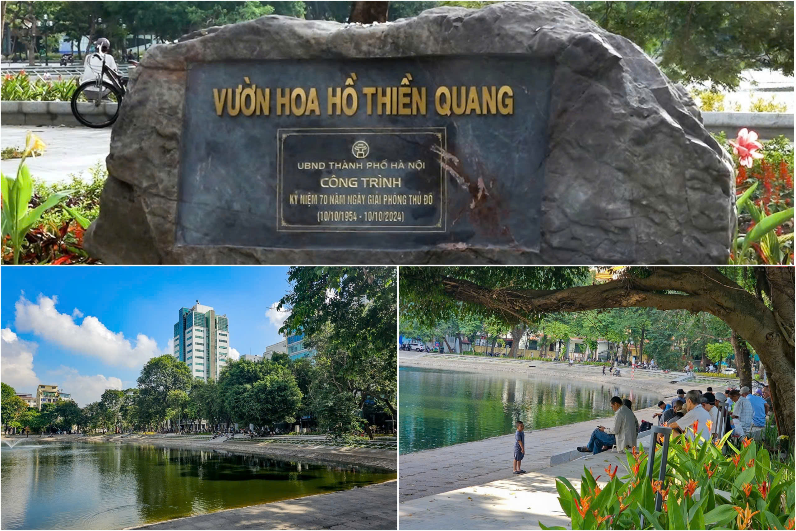 Hồ Thiền Quang “thay áo mới” sau khi được đầu tư gần gần 90 tỉ đồng