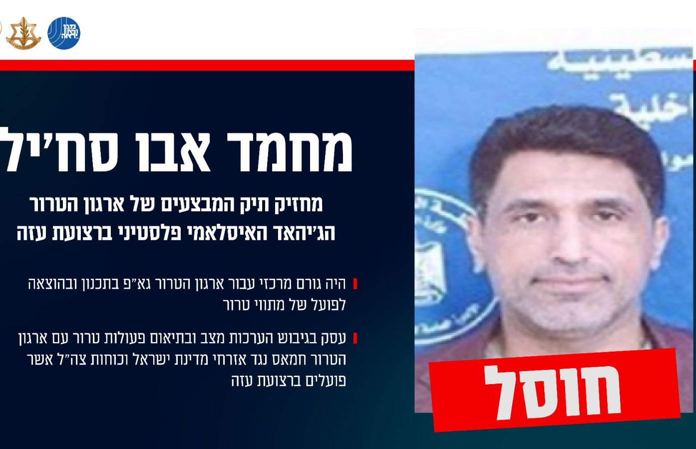 Israel tuyên bố loại bỏ thủ lĩnh Jihad Hồi giáo ở Gaza