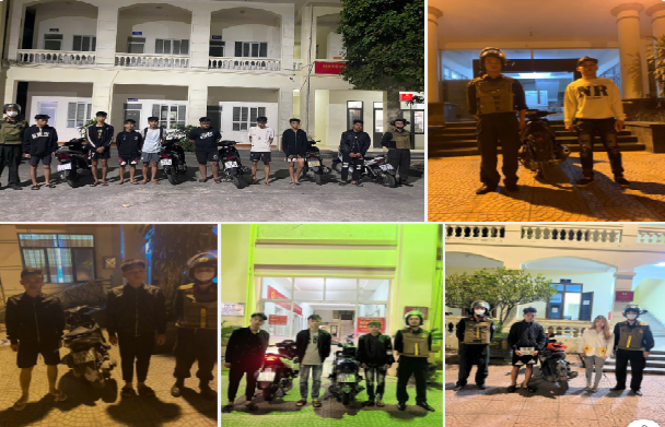 Xử lý nhiều đối tượng thanh, thiếu niên lạng lách, đánh võng trong đêm
