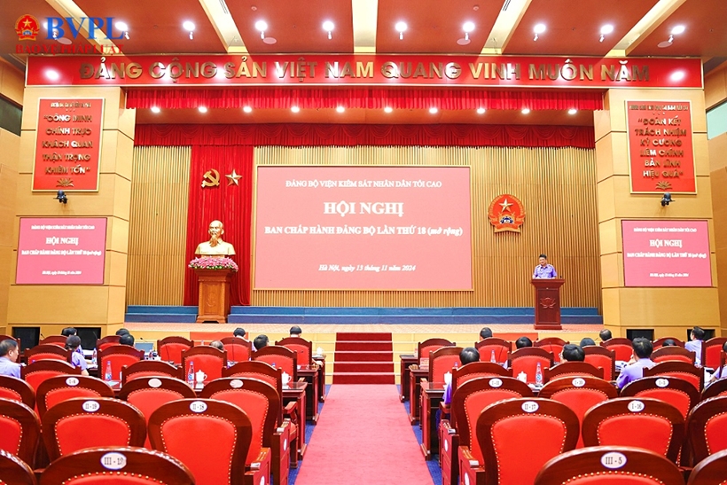 Hội nghị Ban Chấp hành Đảng bộ VKSND tối cao lần thứ 18 mở rộng