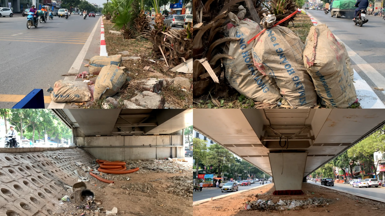 Nhiều tuyến phố Hà Nội trở thành nơi đổ phế thải