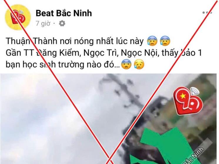 Xử phạt nam thanh niên đăng thông tin sai sự thật trên mạng xã hội