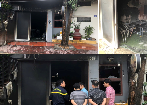 Phá cửa, cứu kịp thời một người dân trong căn nhà cháy