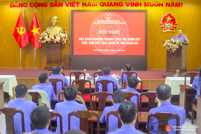 Rút kinh nghiệm về công tác kiểm sát việc tạm giữ, tạm giam và thi hành án