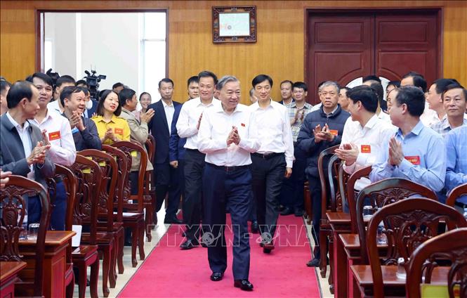 Tổng Bí thư Tô Lâm tiếp xúc cử tri Hưng Yên sau Kỳ họp thứ 8, Quốc hội khóa XV