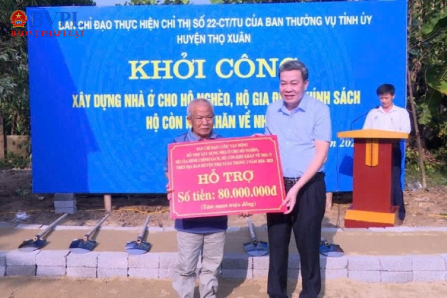 Chung tay xây dựng nhà ở cho người nghèo ở Thanh Hoá