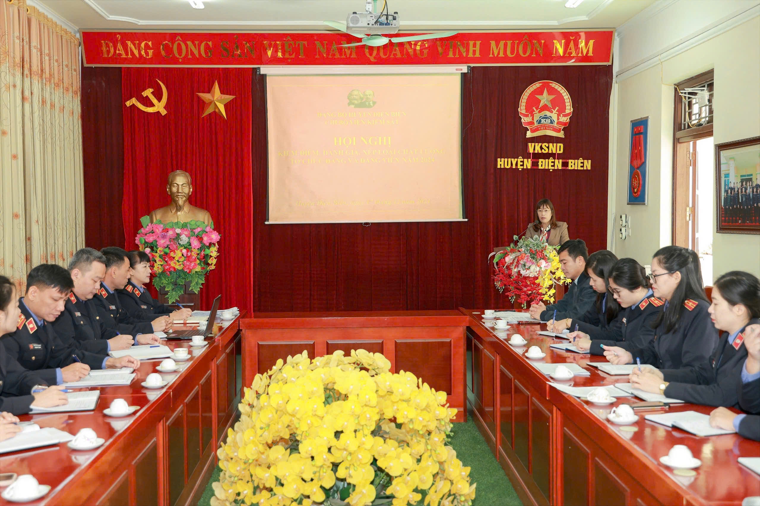 Chi bộ VKSND huyện Điện Biên tổng kết công tác Đảng năm 2024