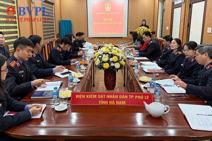 VKSND TP Phủ Lý triển khai công tác kiểm sát năm 2025