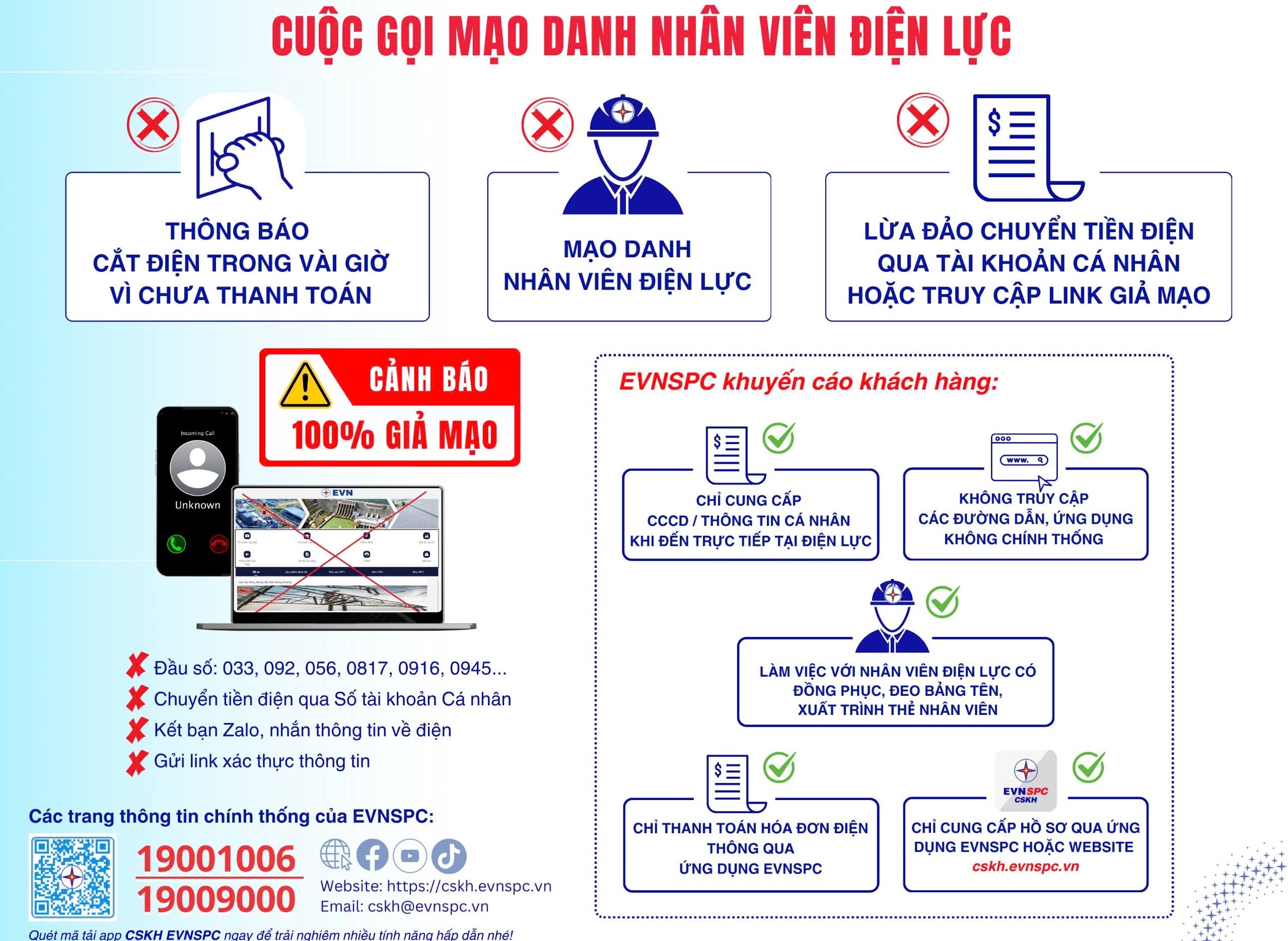 Lại xuất hiện tình trạng giả mạo nhân viên điện lực lừa đảo khách hàng tại khu vực miền Nam