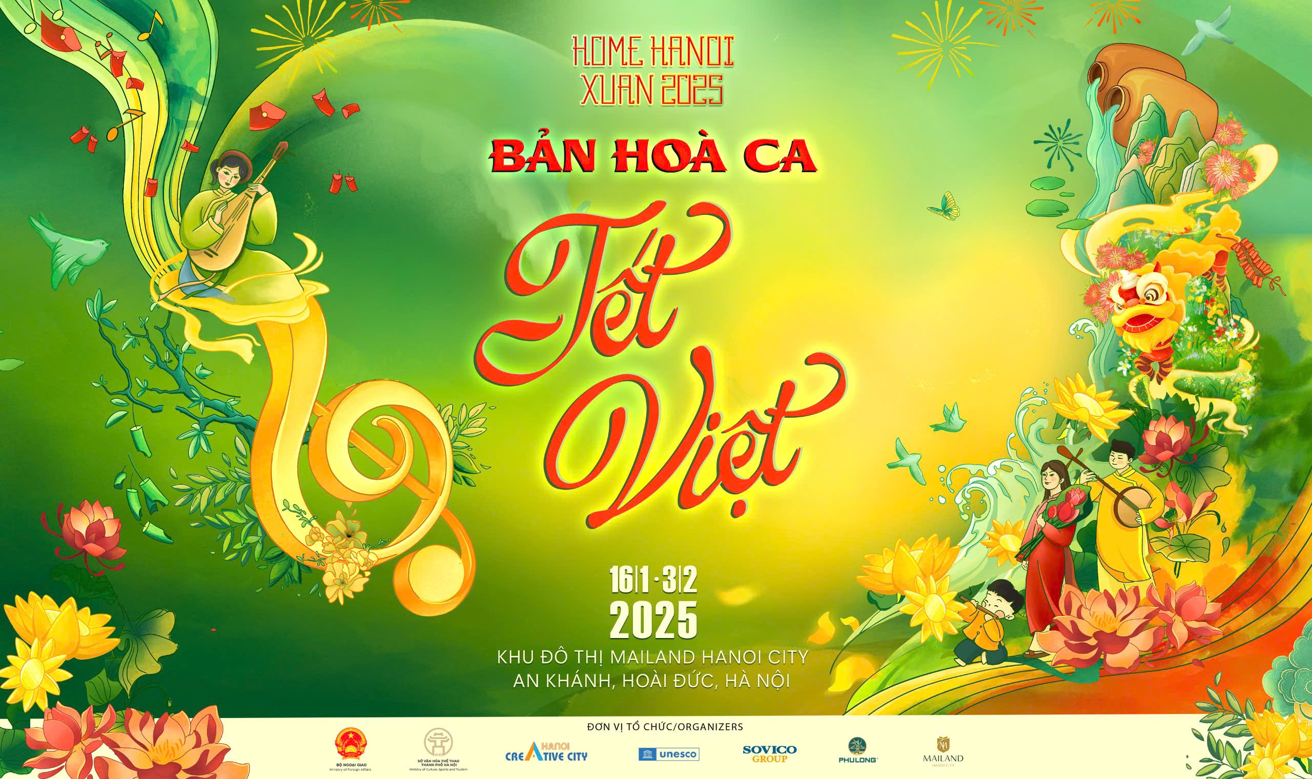 Đến Home Hanoi Xuan 2025 “nghe” Bản hòa ca Tết Việt