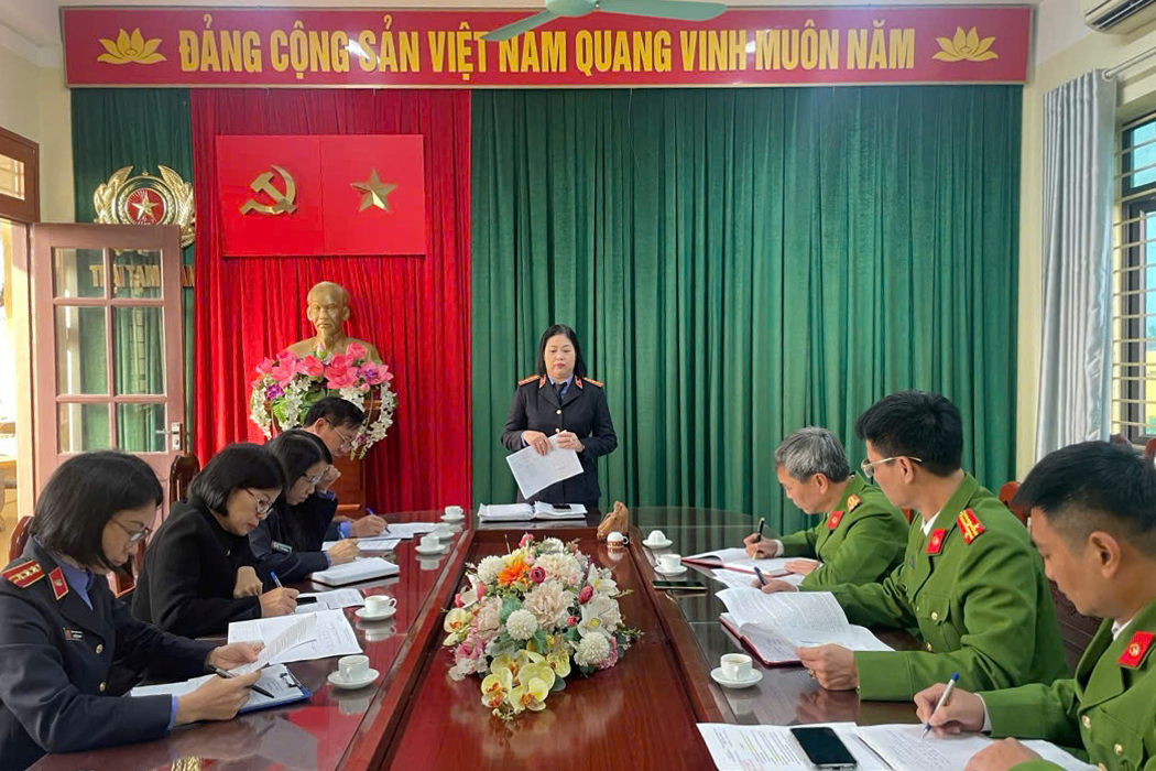 Kiểm tra công tác quản lý người bị kết án tử hình tại Trại tạm giam Công an tỉnh Thái Bình