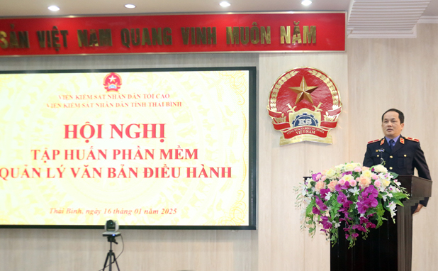 Tập huấn sử dụng phần mềm quản lý văn bản ngành Kiểm sát nhân dân