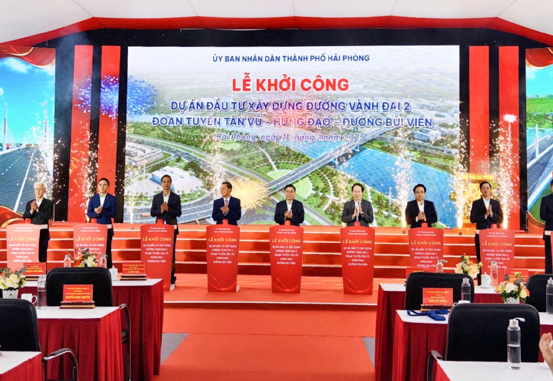 Hải Phòng Khởi công dự án đường Vành đai 2 với mức đầu tư hơn 7 000 tỉ đồng