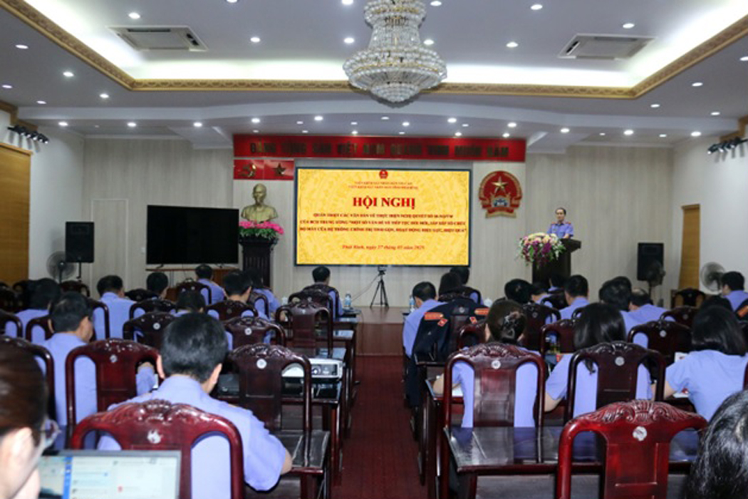 Hội nghị quán triệt các văn bản về sắp xếp, tinh gọn tổ chức bộ máy