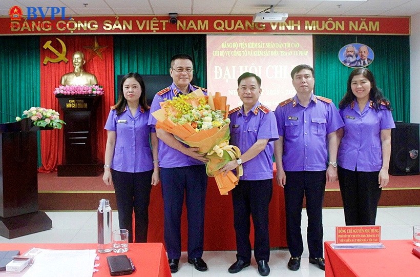 Chi bộ Vụ 6, VKSND tối cao tổ chức Đại hội Chi bộ nhiệm kỳ 2025-2027