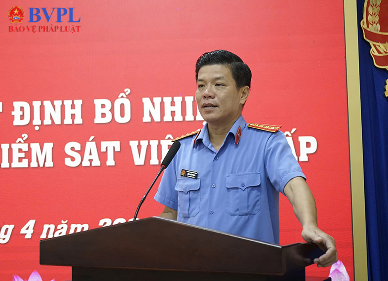 VKSND tỉnh Sóc Trăng công bố và trao Quyết định bổ nhiệm Kiểm sát viên