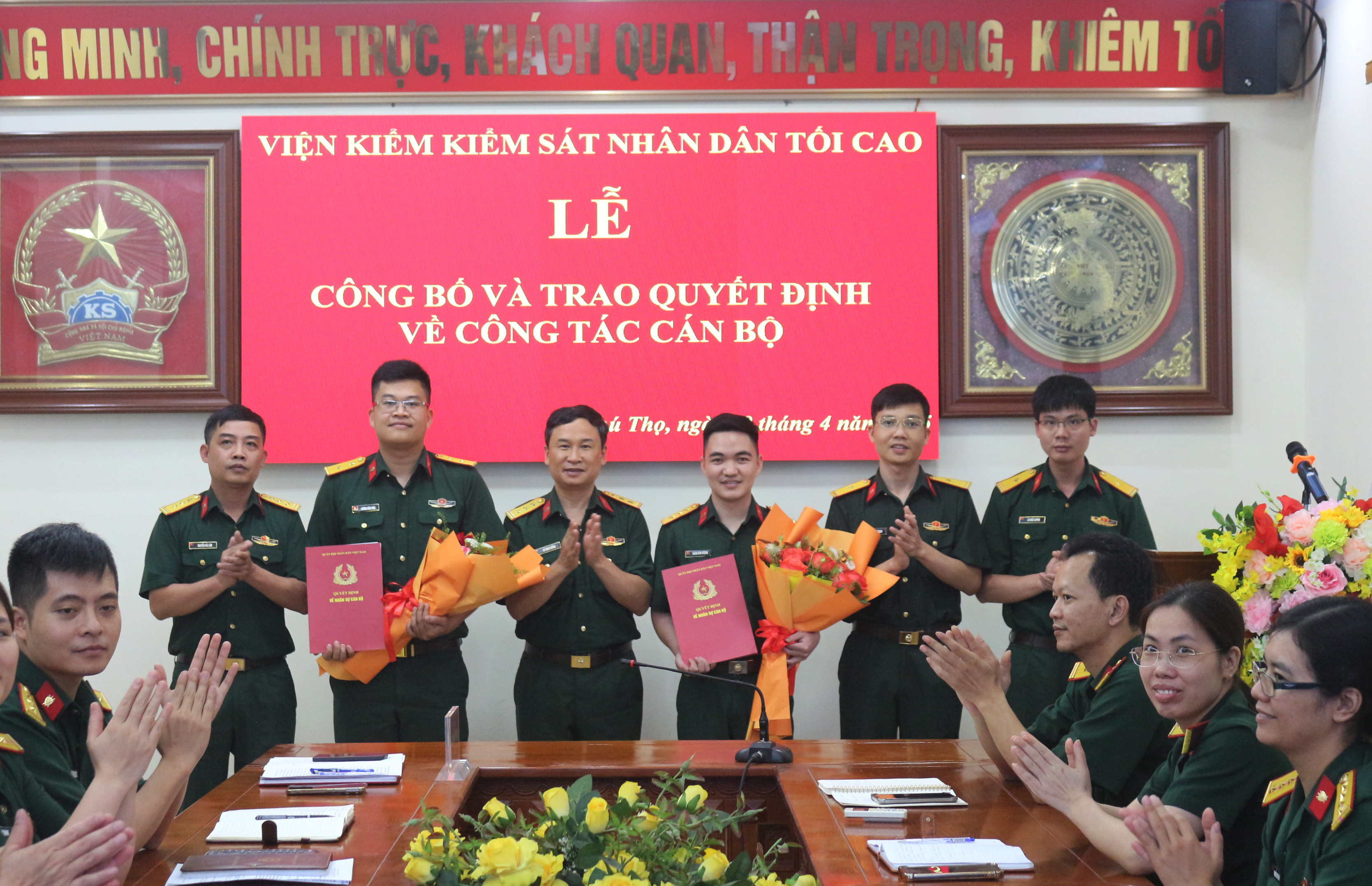 VKSQS Quân khu 2 trao quyết định bổ nhiệm kiểm sát viên