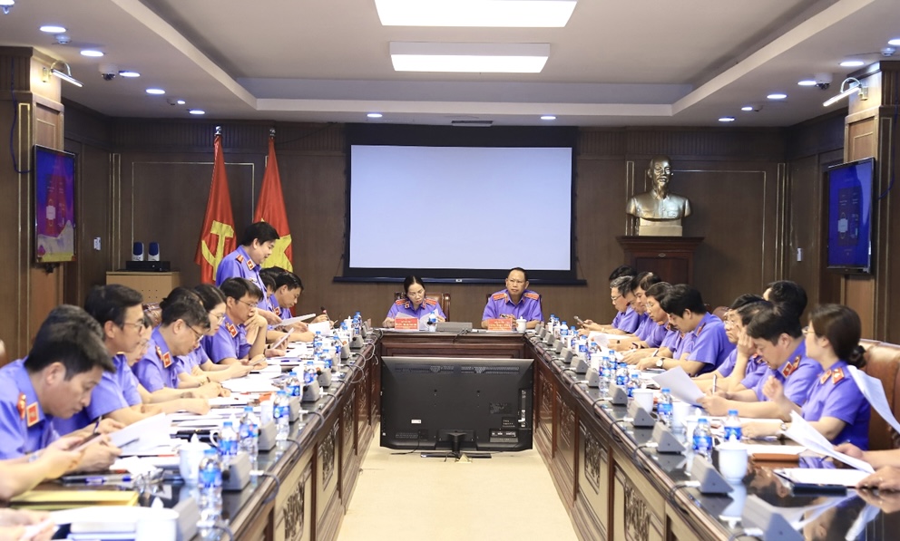 Họp về phương án kết thúc hoạt động, sắp xếp tổ chức bộ máy của VKSND cấp cao