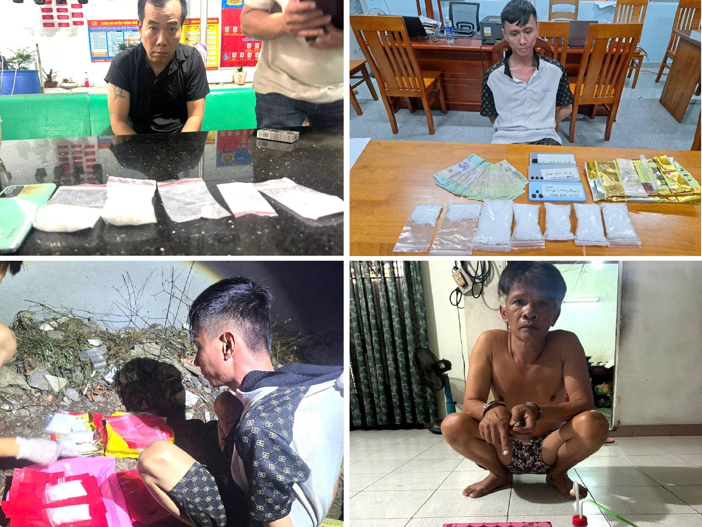 Triệt phá thành công chuyên án, bắt giữ 9 đối tượng và thu giữ 1,4kg ma túy