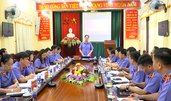 VKSND tối cao kiểm tra việc sắp xếp tổ chức, tinh gọn bộ máy tại VKSND tỉnh Ninh Bình