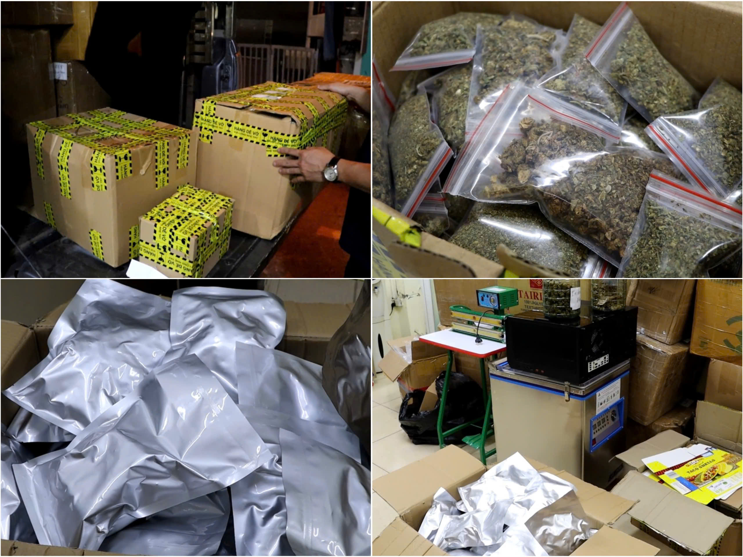 26 đối tượng bị bắt liên quan đến chuyên án mua bán gần 600 kg ma túy cần sa qua mạng