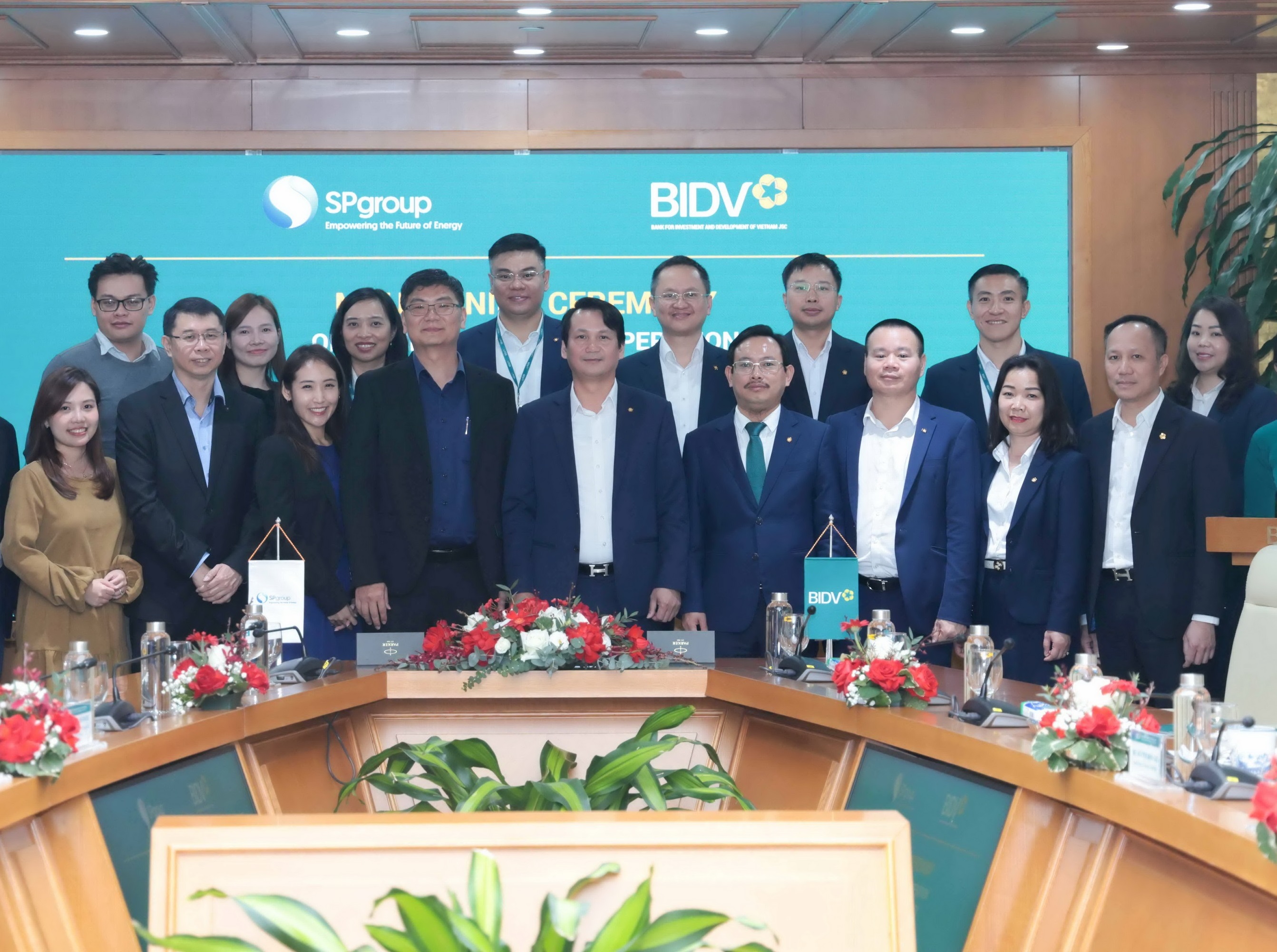 BIDV và SP Group hợp tác vì mục tiêu xanh