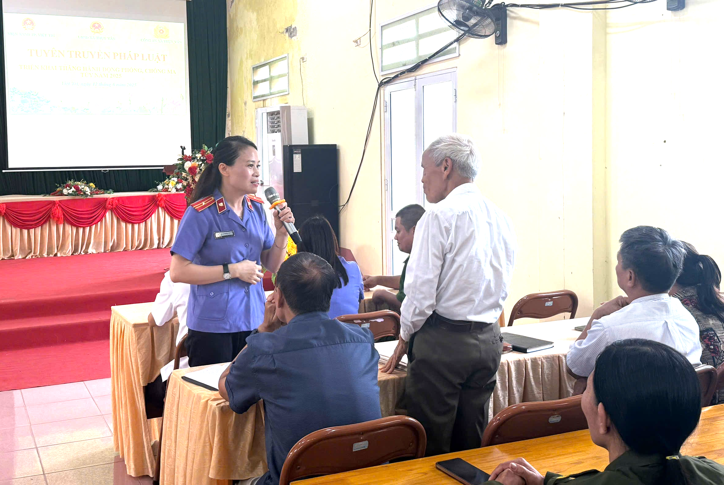 VKSND TP Việt Trì phối hợp tuyên truyền pháp luật về ma túy