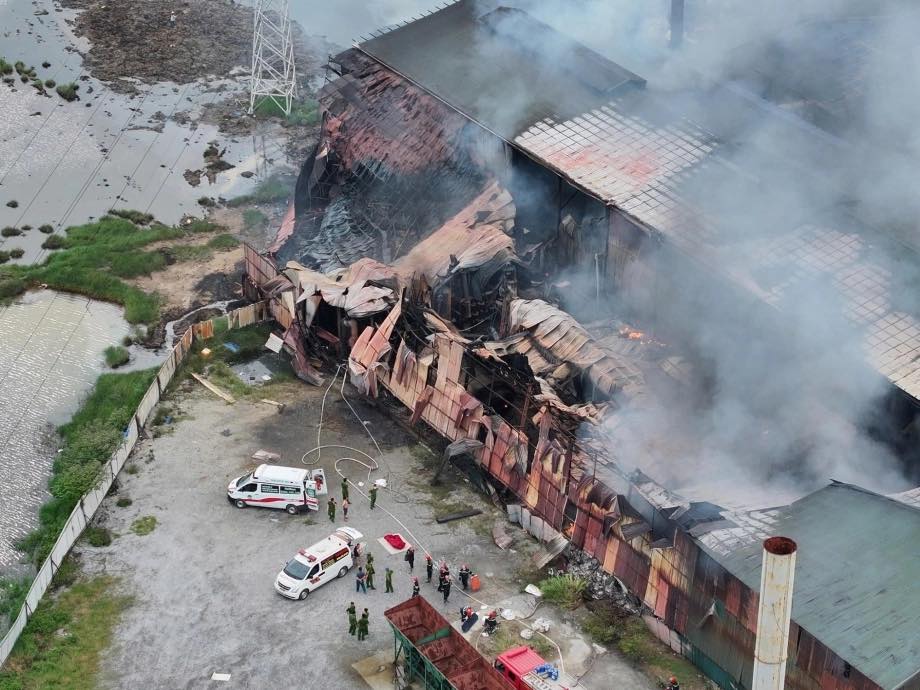 Vụ cháy xưởng phế liệu ở Hưng Yên Khởi tố vụ án để điều tra