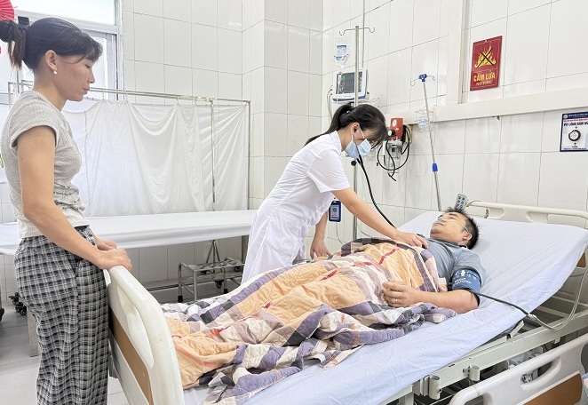 Đi làm vườn bị ong đốt nhập viện