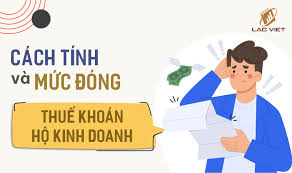 Cách tính thuế khoán hộ kinh doanh năm 2025