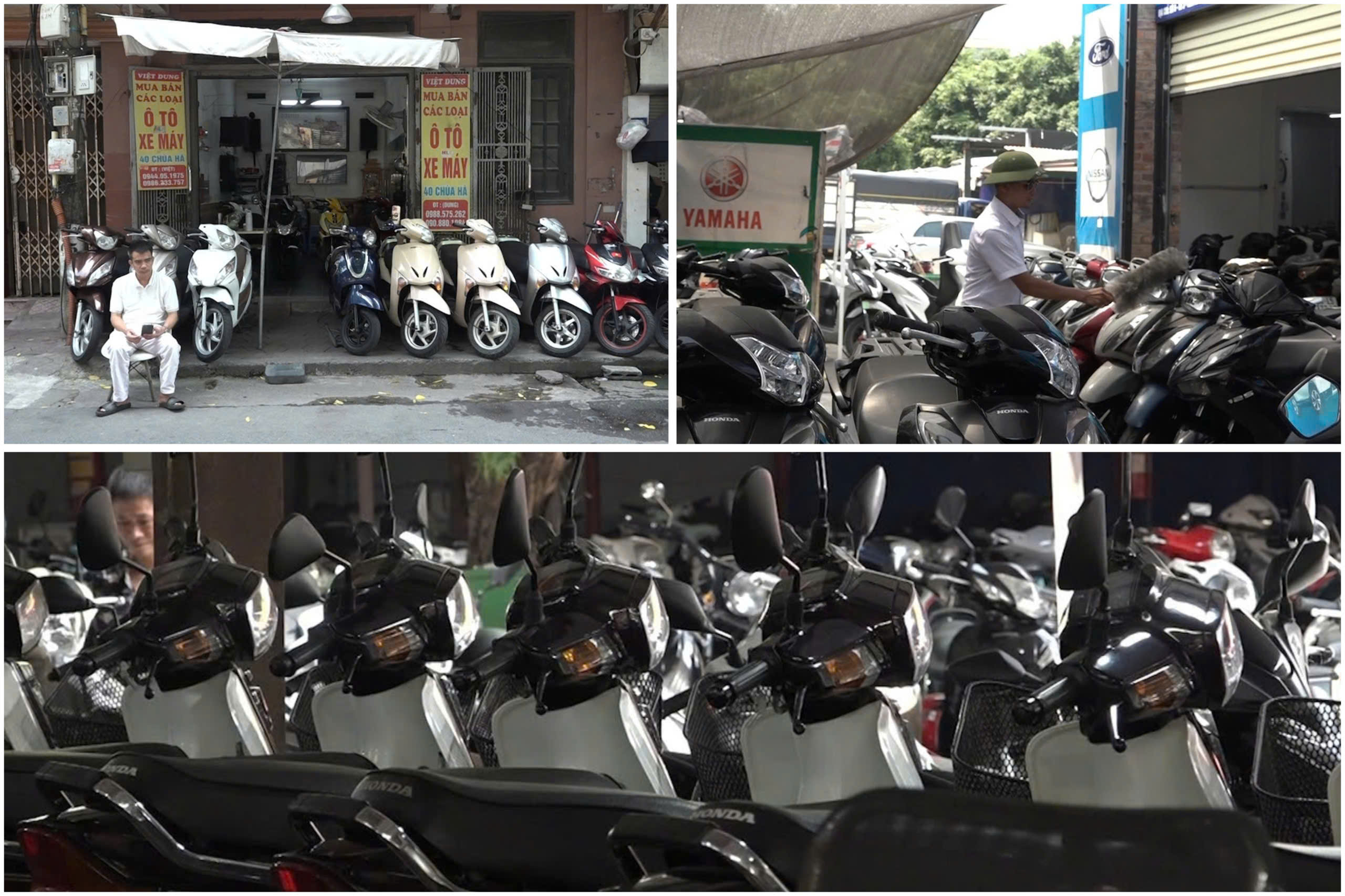 Thị trường xe máy cũ “lao đao” trong lộ trình cấm xe xăng