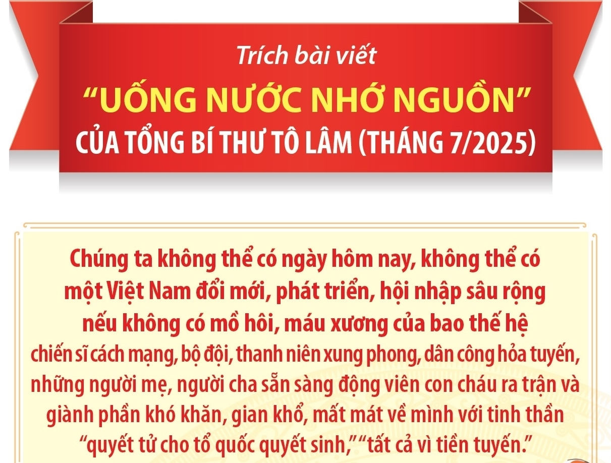 Truyền thống cao đẹp Uống nước nhớ nguồn