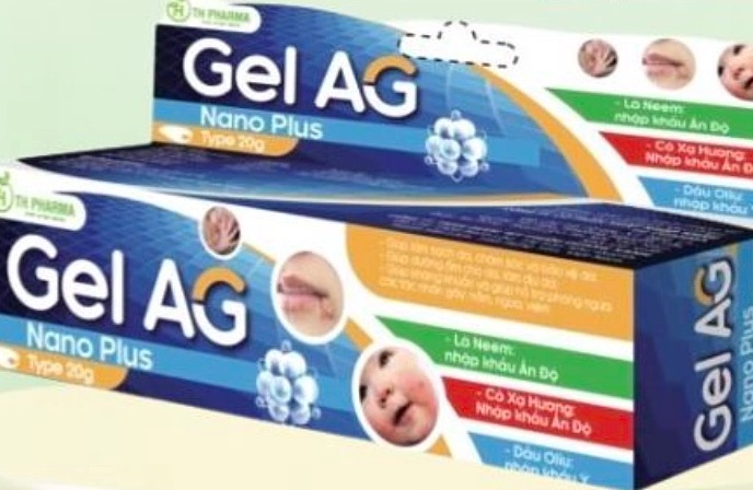 Đình chỉ lưu hành lô sản phẩm mỹ phẩm Gel AG Nano TP Plus