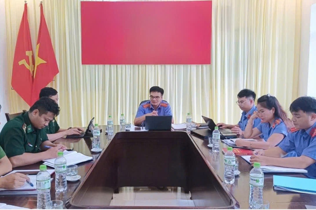 VKSND khu vực 4, tỉnh Lai Châu kiểm sát trực tiếp tại Đồn Biên phòng Hua Bum