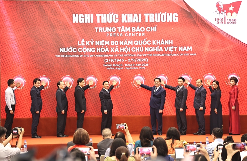 Khai trương Trung tâm báo chí A80