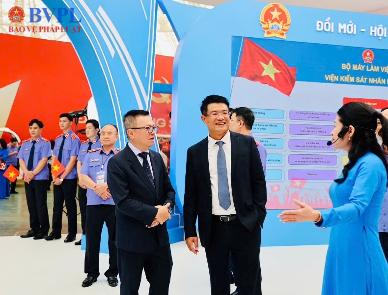 Lãnh đạo VKSND tối cao dự Lễ khai mạc Triển lãm thành tựu đất nước “80 năm Hành trình Độc lập - Tự do - Hạnh phúc”