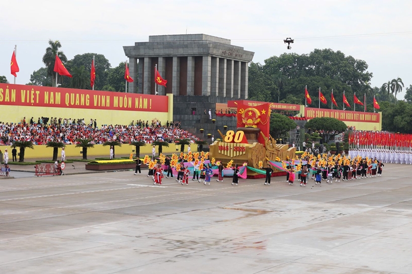 Tổng duyệt chương trình Diễu binh, diễu hành