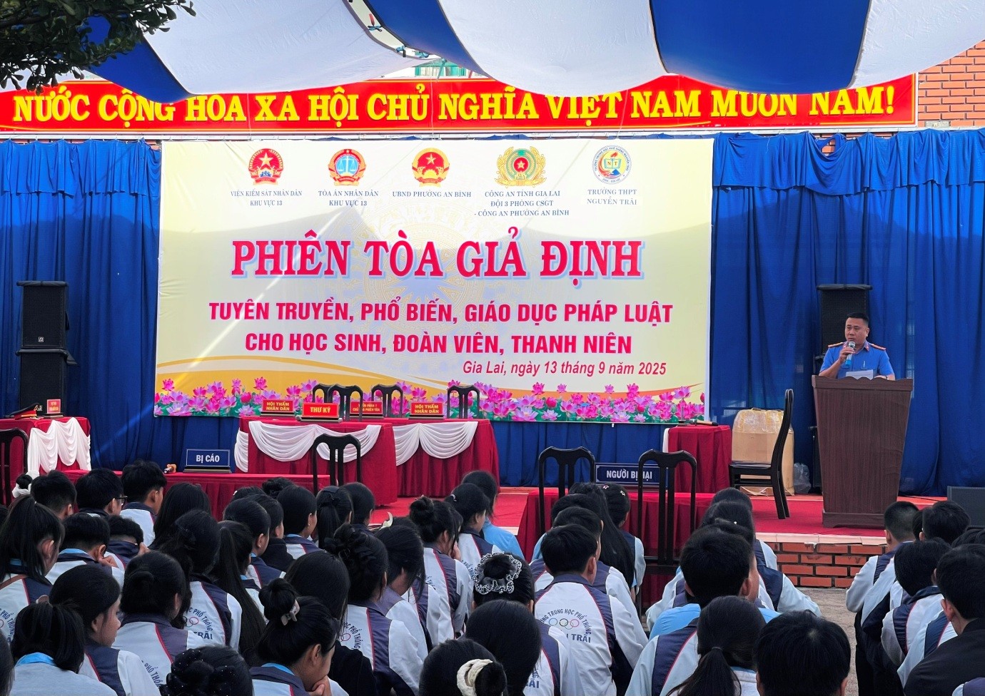 VKSND khu vực 13, tỉnh Gia Lai tuyên truyền pháp luật cho hơn 1 000 học sinh