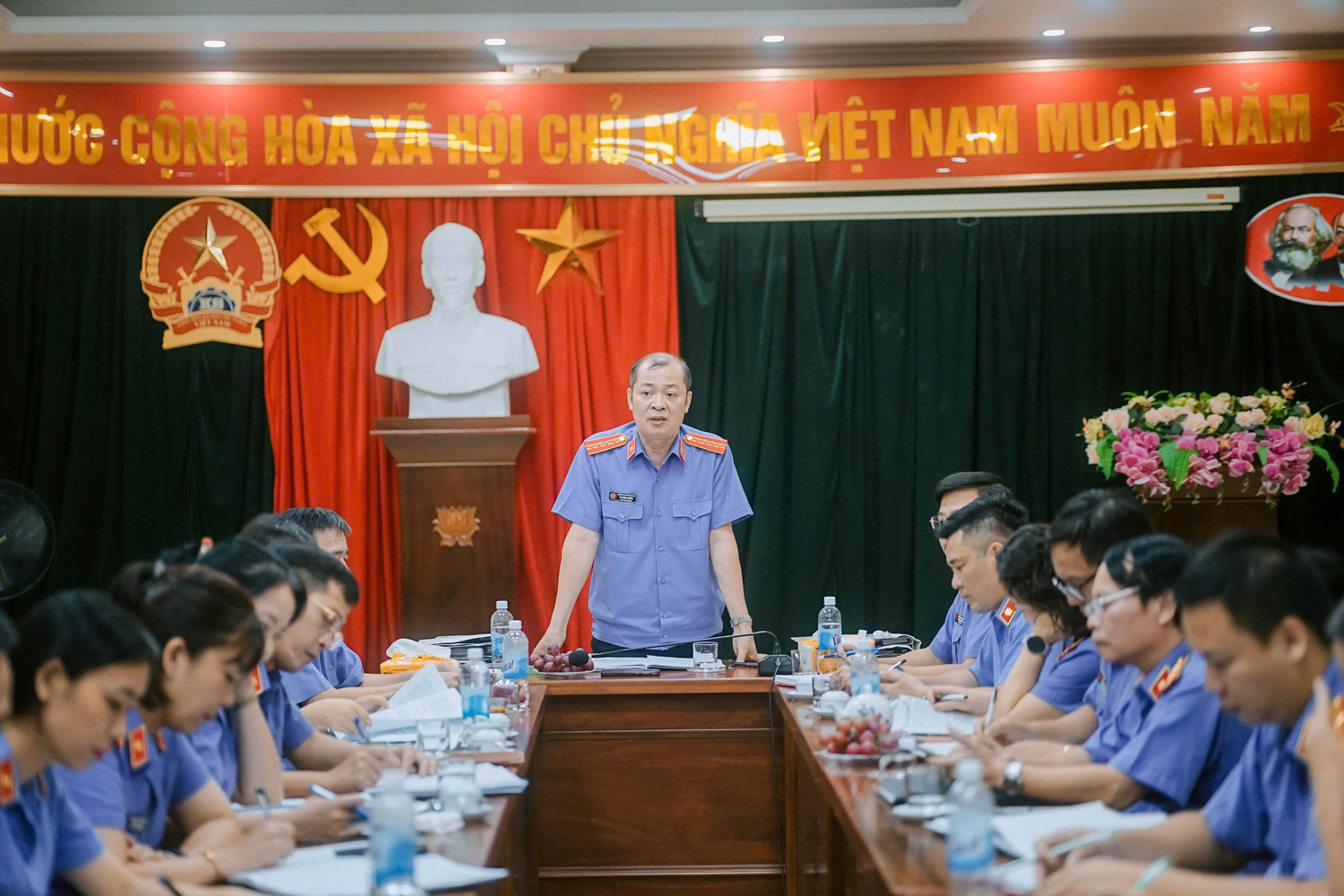 VKSND tỉnh Hưng Yên kiểm tra kết quả thực hiện Chỉ thị của Viện trưởng VKSND tối cao tại VKSND khu vực 6