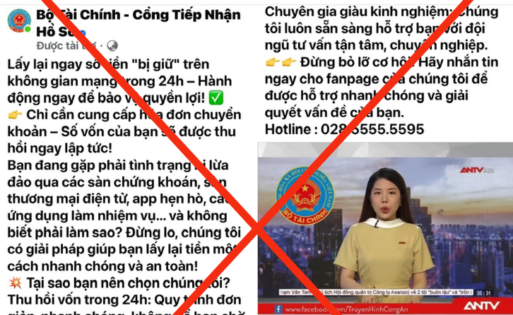 Lại phát hiện trang facebook giả mạo Bộ Tài chính