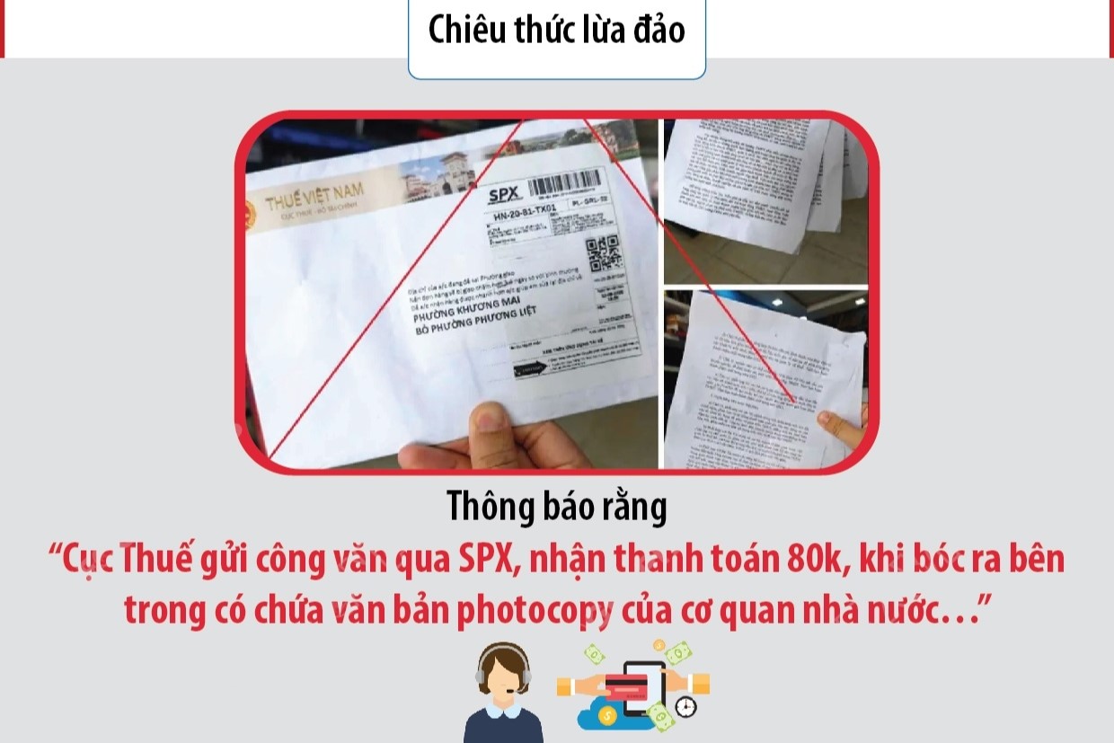 Cục Thuế cảnh báo tình trạng bị mạo danh để lừa đảo