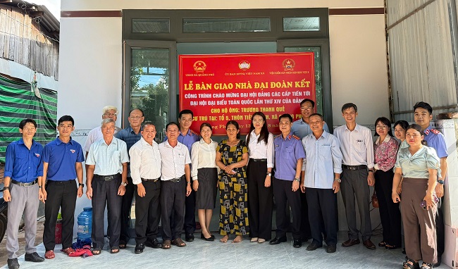 Viện kiểm sát nhân dân khu vực 3 tỉnh Đăk Lăk chung tay xóa nhà dột nát