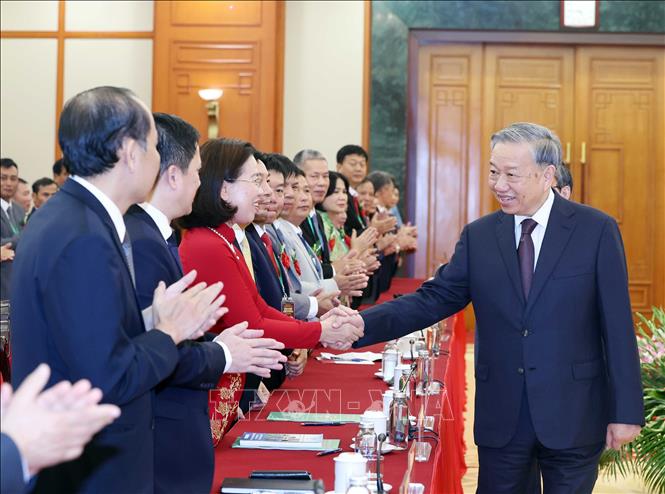 Tổng Bí thư Tô Lâm gặp mặt đại biểu Nông dân Việt Nam xuất sắc, Nhà khoa học của nhà nông năm 2025